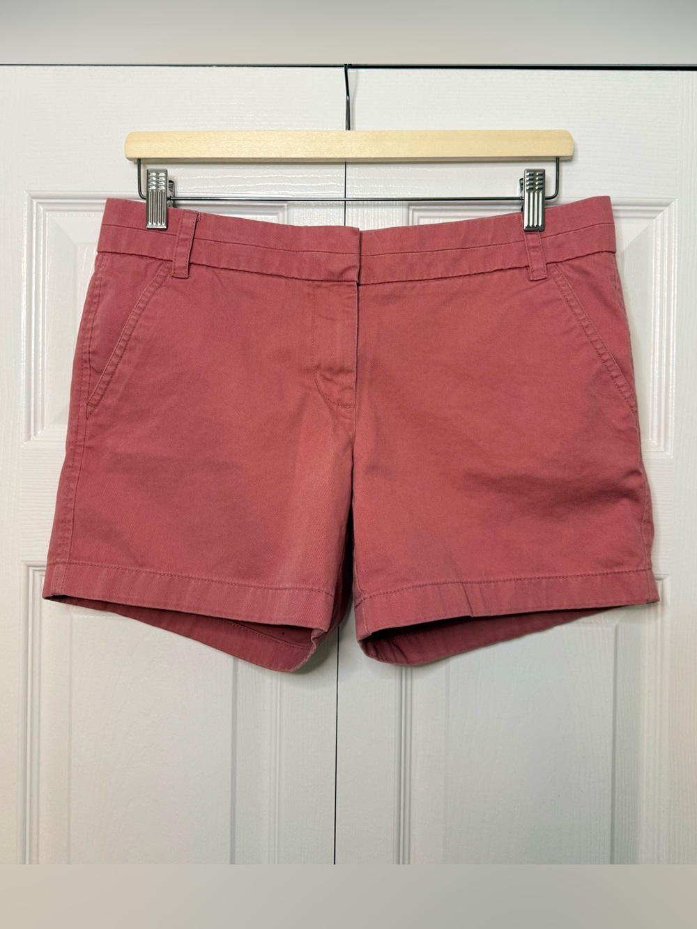 J. Crew Coral Pink Chino Shorts